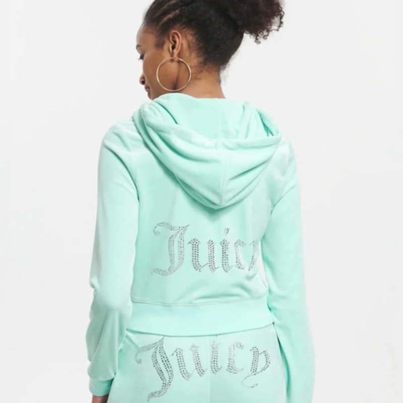 Juicy Couture - OG Big Bling Velour Hoodie