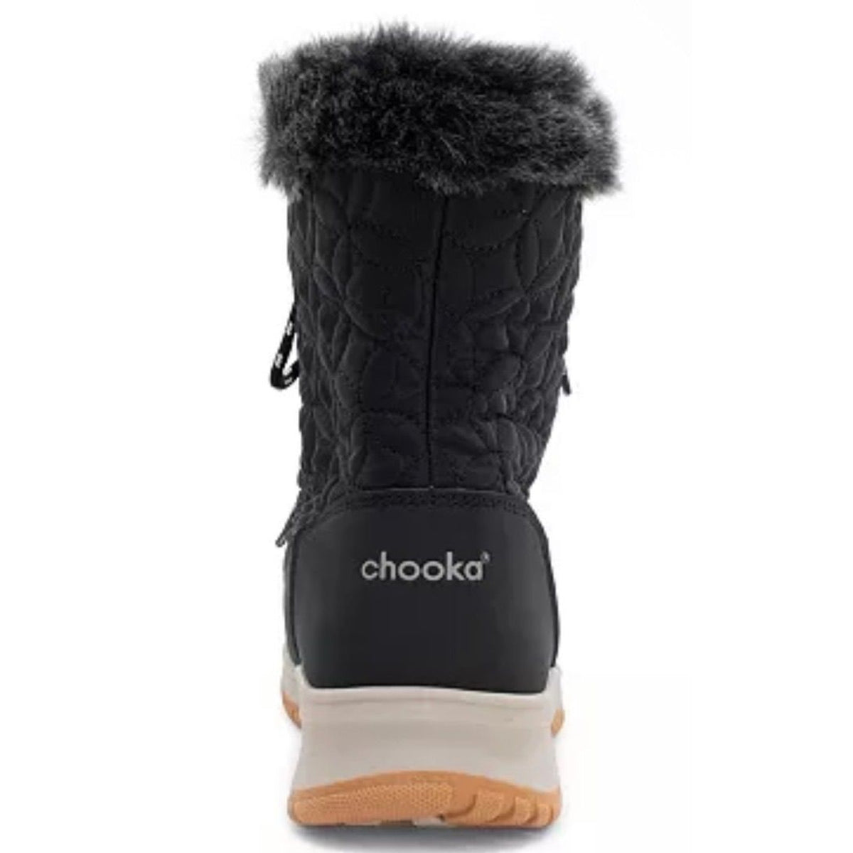 Chooka Belltown Mid Faux Fur Cold Weather Boot - Black