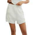 FP Movement All Star Shorts Solid Women's Shorts White : LG (Women's 12) 1, Elastane/Nylon