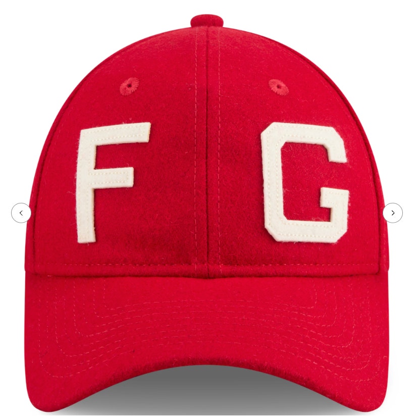 Men's Kansas City Monarchs New Era x Fear of God Red 9FORTY Adjustable Hat