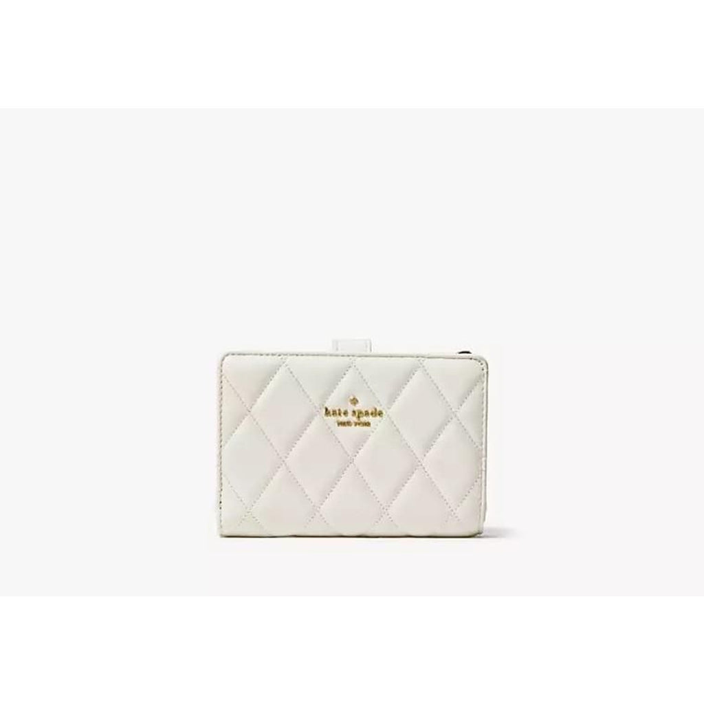 Kate Spade Carey Medium Bifold Wallet, Meringue