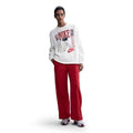 Women's Oversized Crew-Neck French Terry Sweatshirt