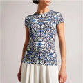 1259 ⎮ Ted Baker - Blue Print Maraly T-Shirt