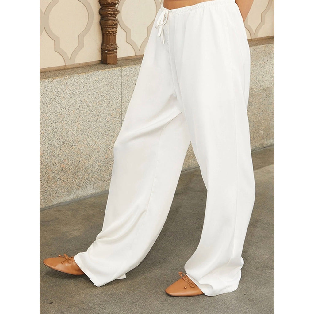 John Galt Cream Anastasia Tie Sweatpants | Size: One Size
