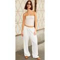 John Galt Cream Anastasia Tie Sweatpants | Size: One Size
