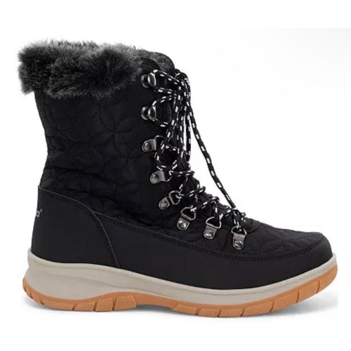 Chooka Belltown Mid Faux Fur Cold Weather Boot - Black