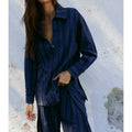 Free-est at Free People - Oversized Fallon Top - in Navy Aura