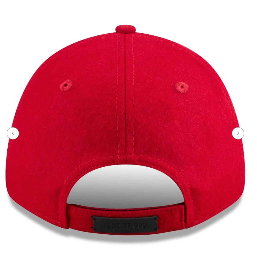 Men's Kansas City Monarchs New Era x Fear of God Red 9FORTY Adjustable Hat